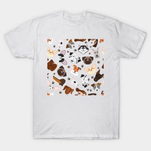 Cute Mixed Breed Puppies T-Shirt